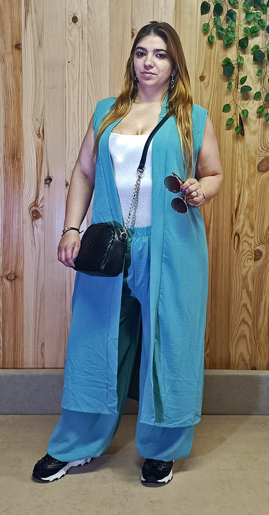 Pantalona & Colete Comprido